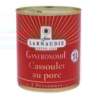 Jean larnaudie cassoulet au porc gastronomie 840g