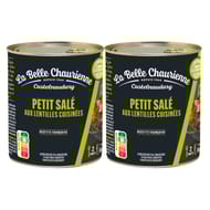 La belle chaurienne petit sale traditionnel aux lentilles cuisinées 840g lot de 2