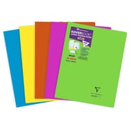 Koverbook cahier piqure 24x32 96 pages seyes opaque néon