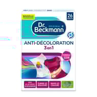 Dr beckmann lingettes anti-décoloration 3 en 1 x26