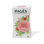 Pages infusion saveur fraise myrtille  gourmande x20s 40g