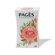 Pages infusion bio ligne thé vert guarana saveur pamplemousse x20s 30g