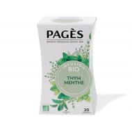 Pages infusion bio thym menthe x20s - 30g