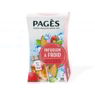 Pages infusion glacée fraise melon basilic x20s - 40g