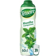 Teisseire menthe transparente 60cl