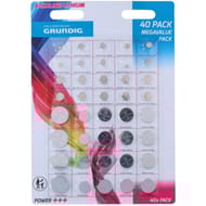 Assortiment piles alcaline boutons x40
