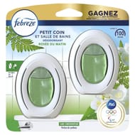Febreze petit coin et salle de bains désodorisant wc rosée du matin 15ml