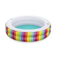 Piscine familiale gonflable rainbow dreams  2,06mx2,06mx51cm