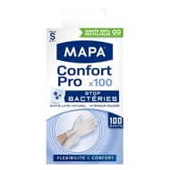Mapa boite 100 gants solos latex taille S