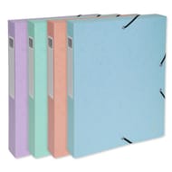 Boite de classement d40 240x320 carte lustree assortis blush exacompta