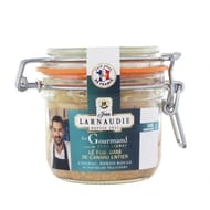 Jean larnaudie foie gras de canard entier france "le gourmand"v par cyril lignac bocal