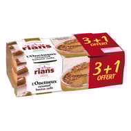 Rians l'onctueux caramel beurre salé 3x90g +1 offert