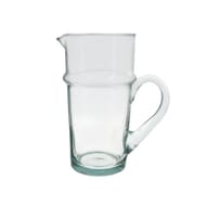 Carafe beldi 1100ml en verre recycle transparent