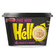 Acecook hello wok saute de nouilles de riz instantanées saveur ail et oignon