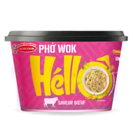 Acecook hello wok saute de nouilles de riz instantanées saveur boeuf 76g