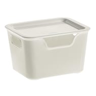 Nouveaute box bella 1.9l blanc métal avec couvercle