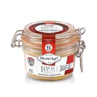 Delpeyrat foie gras de canard entier origine france au sel de guerande bocal 110g