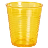 Verre en polystyrene 30 cl translucide pop jaune