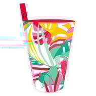 Verre a paille 40 cl vegetation luxuriante