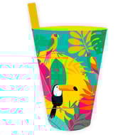 Verre a paille 40 cl ile aux oiseaux