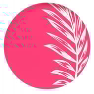 8 assiettes gamme air 018 cm feuille blanche fond fuchsia