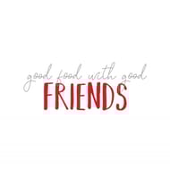 20 serviettes 33x33cm decorees 3 plis good friends