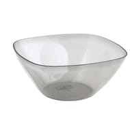 Saladier plastique 2l gris transparent