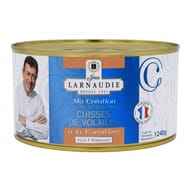 Jean larnaudie cuisses de volaille à la forestière ma création boite 1240g