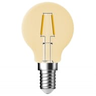 Ampoule filament décorative verre ambre forme G45