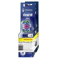 Oral-b pro 3d white brossette pour brosse à dents x2