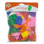100 ballons luxes colorés