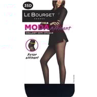 Collant fantaisie affinant 50D Adriana motif plumetis Moda Le Bourget 500 NOIR T3-4