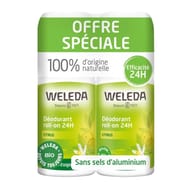 Weleda déodorant roll on citrus lot de 2 x 50ml