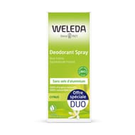 Weleda déodorant spray citrus 2x100ml