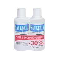 Saugella soin lavant doux dermoliquide 2 x 500ml