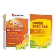 Forté pharme ampoule gelée royale 1000mg 2x20
