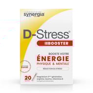 Synergia d-stress booster sticks x20