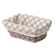 Panier rectangulaire cottage 22x15x9cm