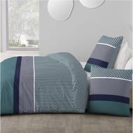 Parure housse de couette 260x240 + 2 taies 63x63 combo