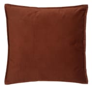 Coussin "lilou" 45x45cm terracotta