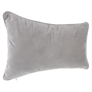 Coussin "lilou" 30x50cm gris clair