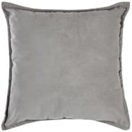 Coussin "lilou" 45x45cm gris clair