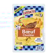 Lustucru sélection ravioli boeuf cheddar 300g