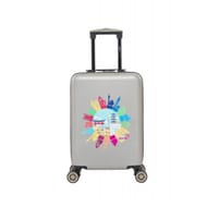 Valise rigide 55cm gris monde