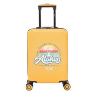 Valise rigide 55cm jaune Aloha