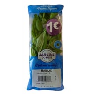 Herbe fraiche basilic barquette 15g