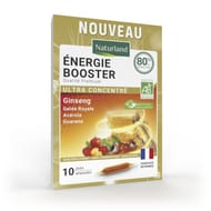 Naturland energie booster bio ampoules de 100ml x10
