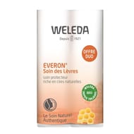 Weleda soin des lèvres everon bio lot de 2x4.8g