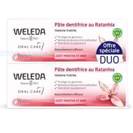 Weleda dentifrice ratanhia bio 2x75ml