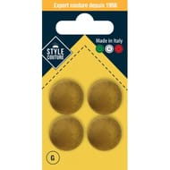 Boutons à queue or 18mm x4 Style Couture